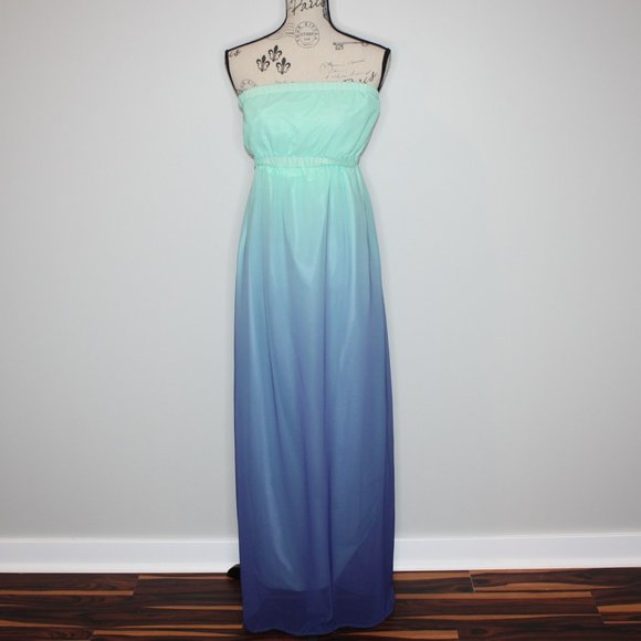 Chic by Jacob Women's Ombre Maxi Dress size M NWT - Picture 1 of 5